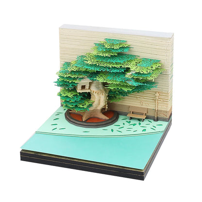 3D Sakura Art Memo Pad