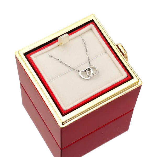 Eternal Rose Box w/ Necklace